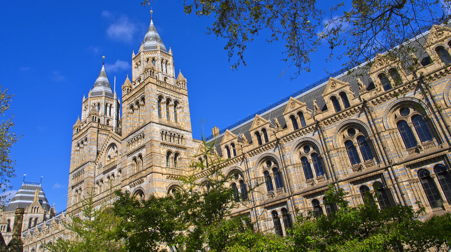 The Natural History Museum’s exterior on Cromwell Road
